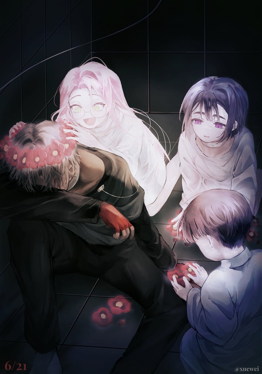 sua, mizi, till, and ivan (alien stage) drawn by xuewei