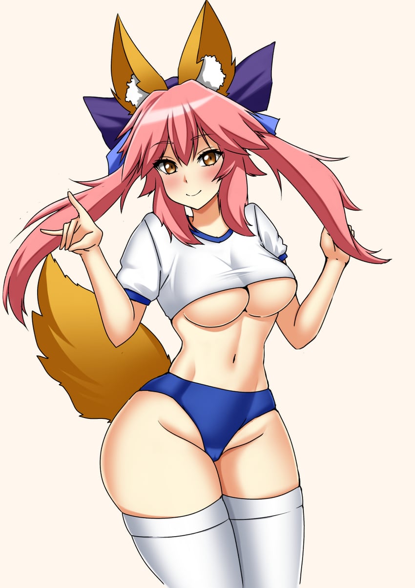 tamamo and tamamo no mae (fate and 2 more) drawn by asortofcolorfag