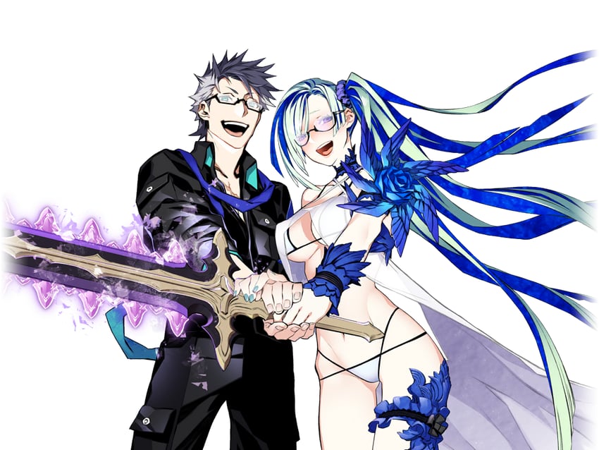 brynhild and sigurd (fate and 1 more) drawn by miwa_shirow