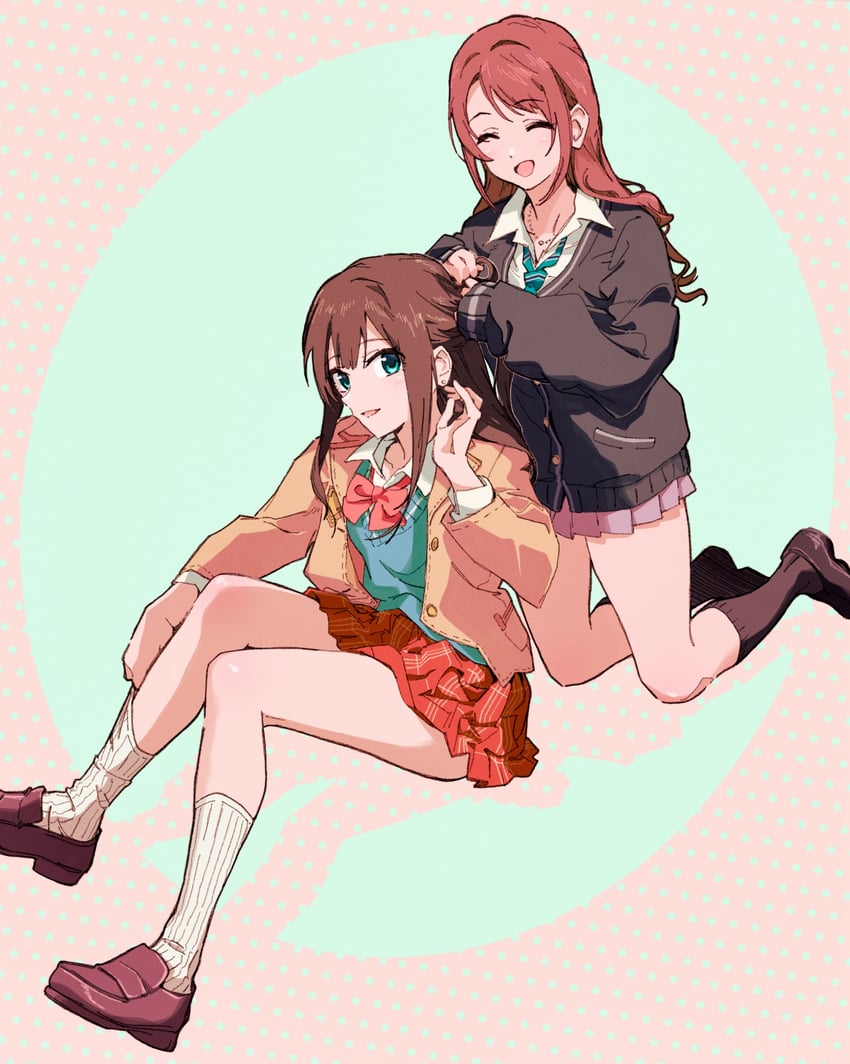 shibuya rin and shimamura uzuki (idolmaster and 1 more) drawn by bloom_into_me15