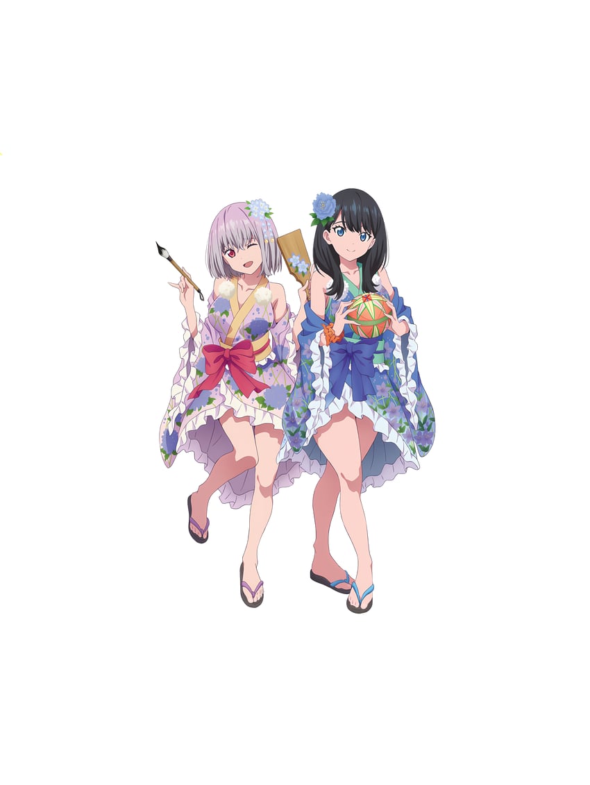 takarada rikka and shinjou akane (gridman universe and 1 more)