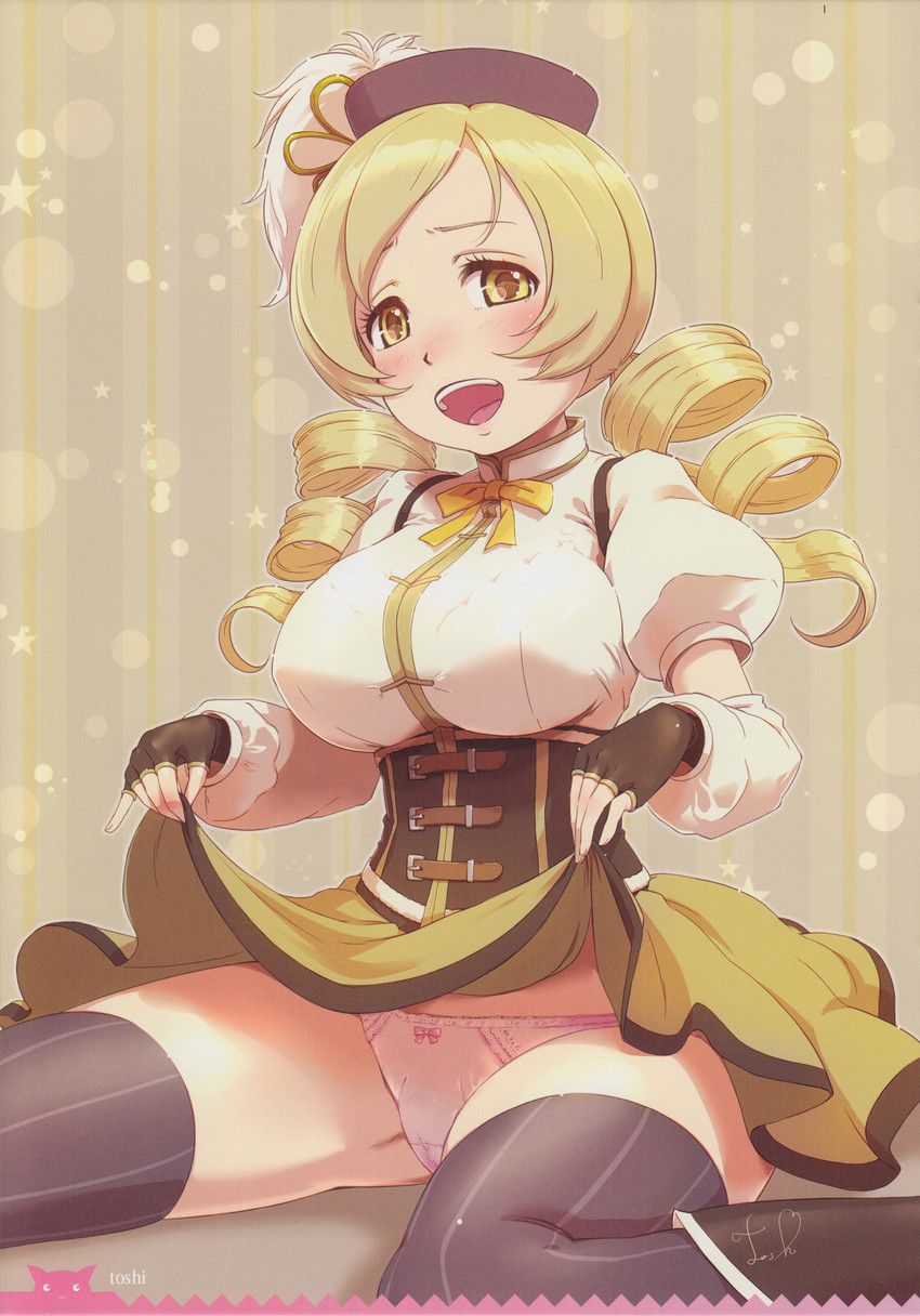 tomoe mami (mahou shoujo madoka magica) drawn by toshi_punk