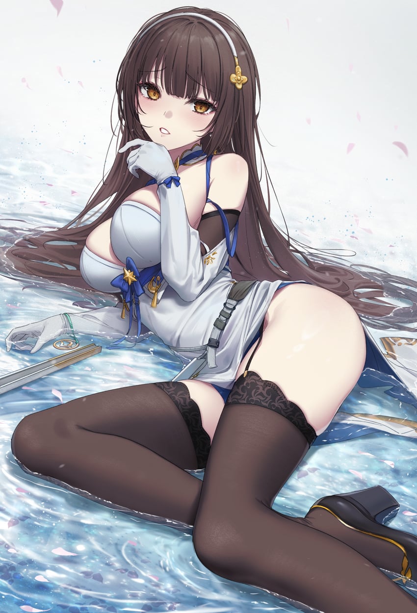 type 95 and daiyan (girls' frontline and 1 more) drawn by wet.elephant