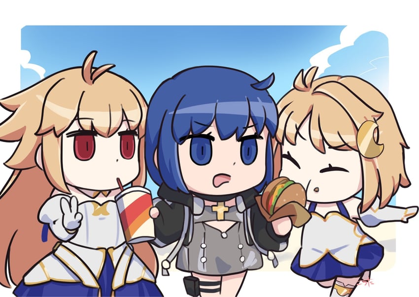arcueid brunestud, ciel, archetype earth, phantas-moon, and mysterious executor c.i.e.l (fate and 2 more) drawn by kouta_(kesigomutopen)