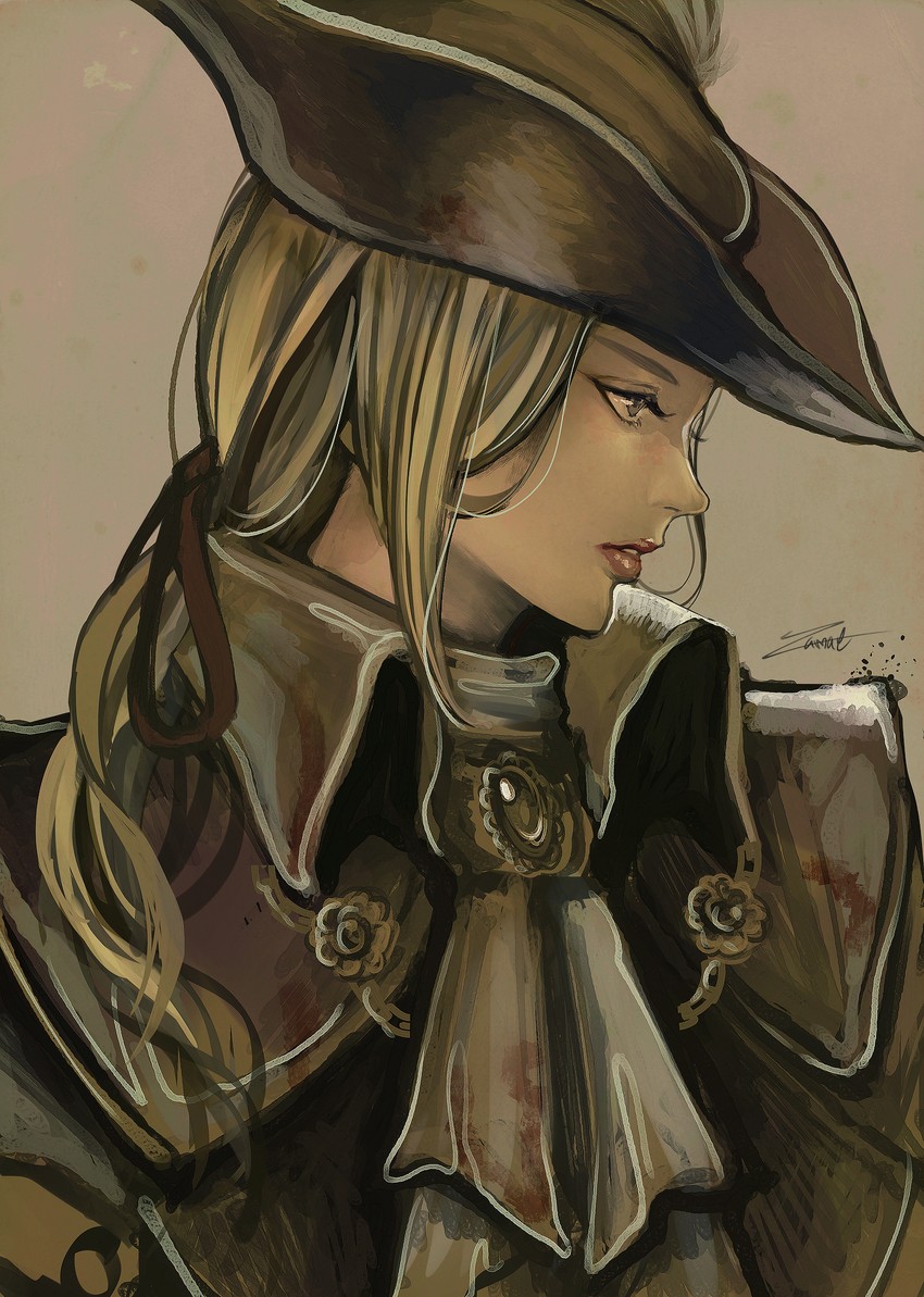 lady maria of the astral clocktower (bloodborne) drawn by yumae