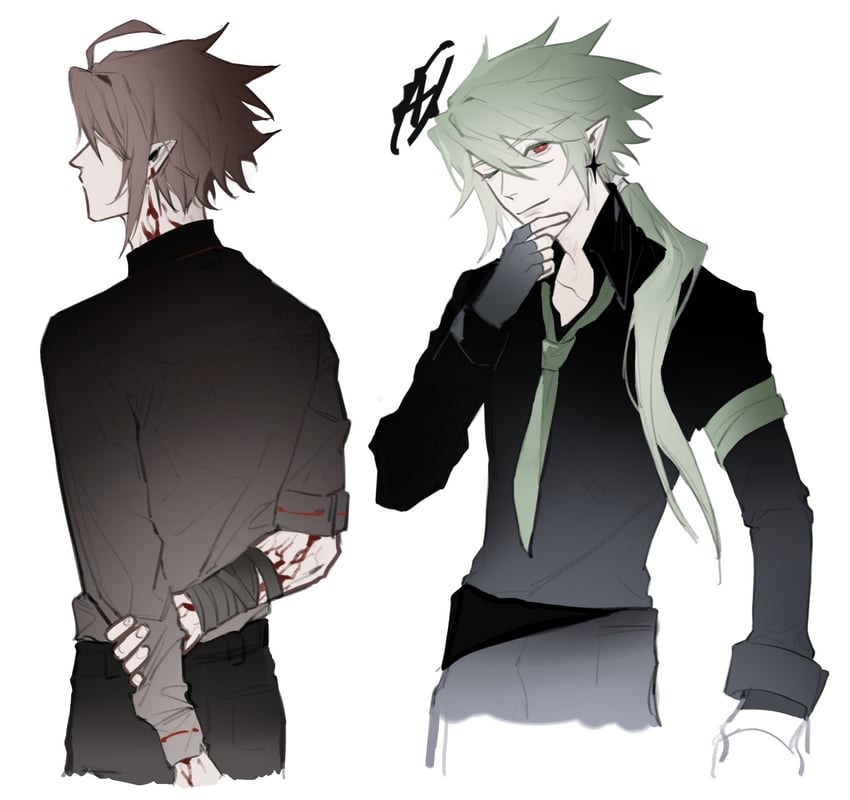 xander and anmicius (aotu world) drawn by xw_ji_ben_yuan_li_gailun