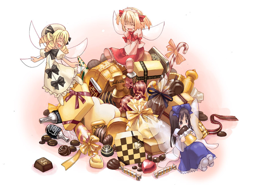 star sapphire, luna child, and sunny milk (touhou) drawn by inuinu_(project_october)