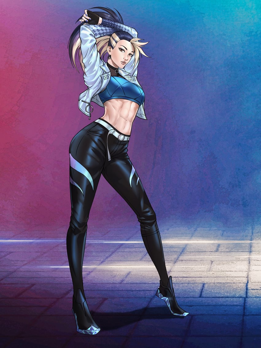 akali and k/da all out akali (league of legends) drawn by invictarex