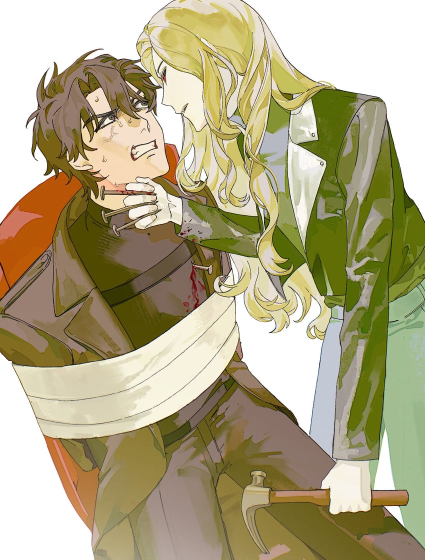 yoo joonghyuk and anna croft (omniscient reader's viewpoint) drawn by yanjiejing123