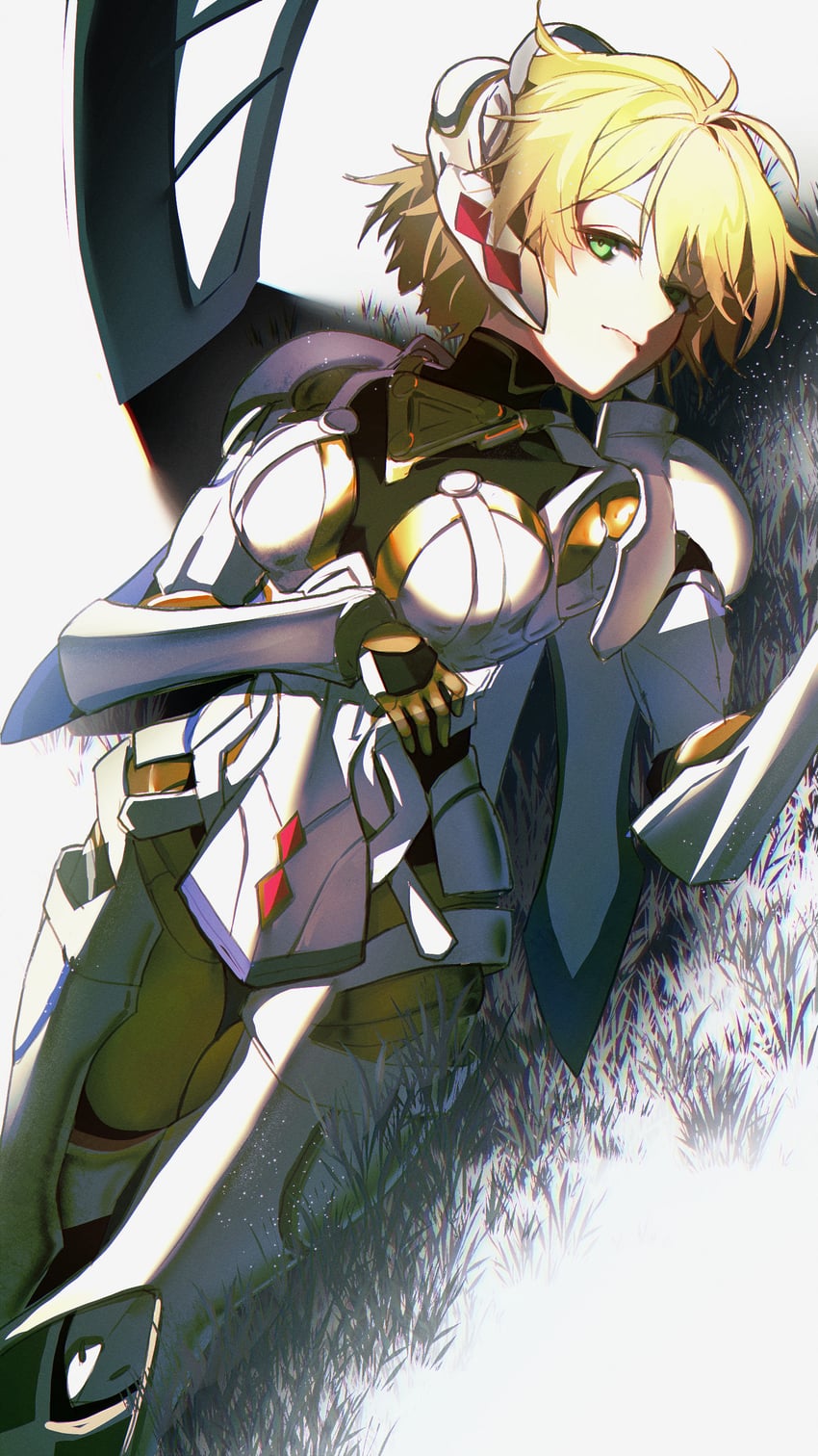 fiora and mecha-fiora (xenoblade chronicles and 1 more) drawn by madou_zakura