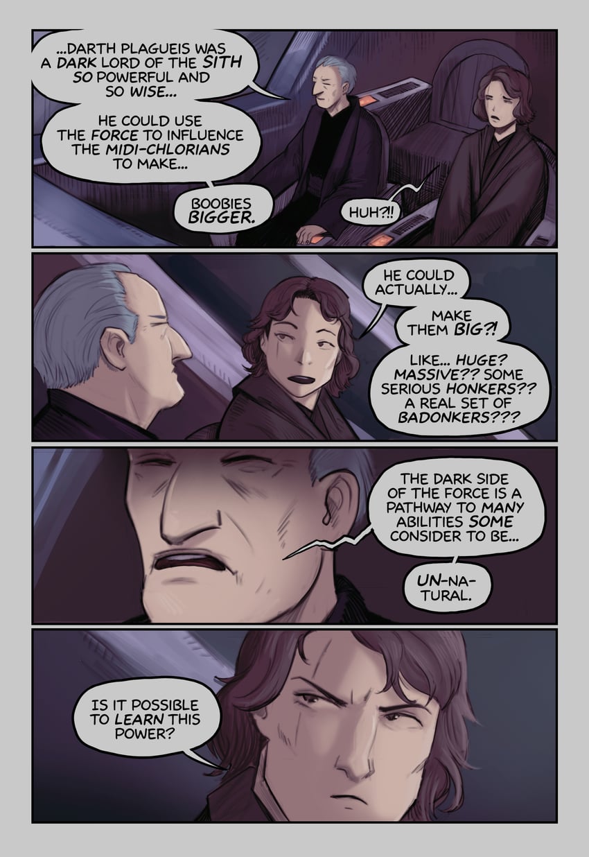 anakin skywalker and palpatine (star wars and 1 more) drawn by devilhs