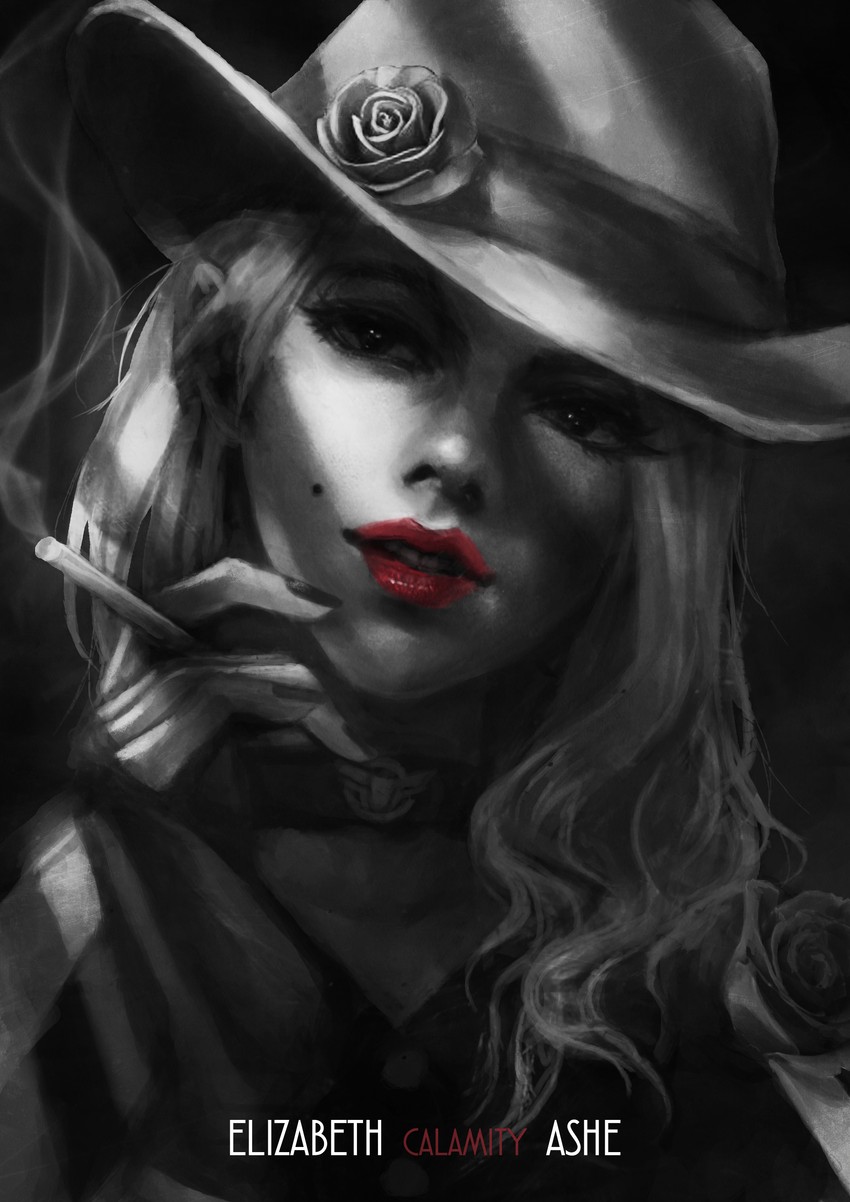 ashe and mobster ashe (overwatch and 1 more) drawn by monori_rogue