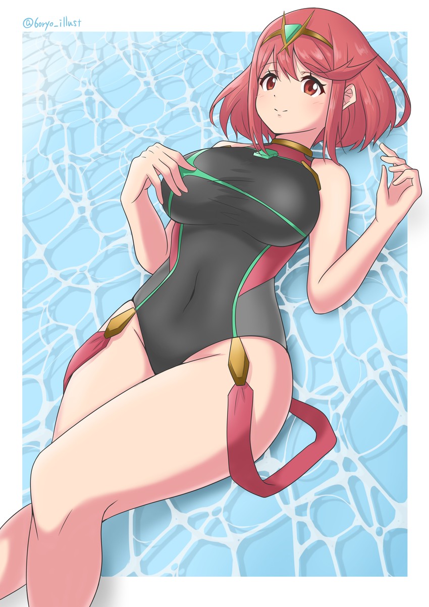 pyra (xenoblade chronicles and 1 more) drawn by ryochan96154