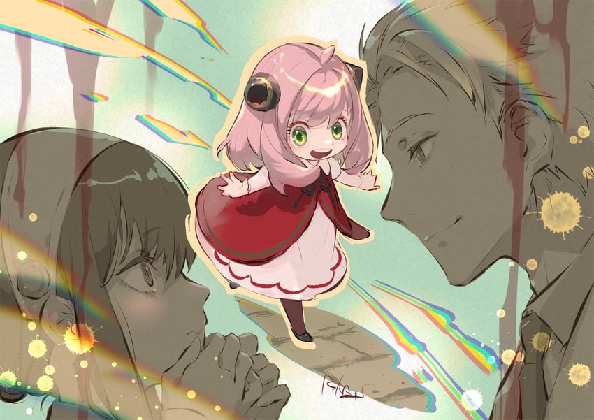yor briar, anya, and twilight (spy x family) drawn by suzuki_rika
