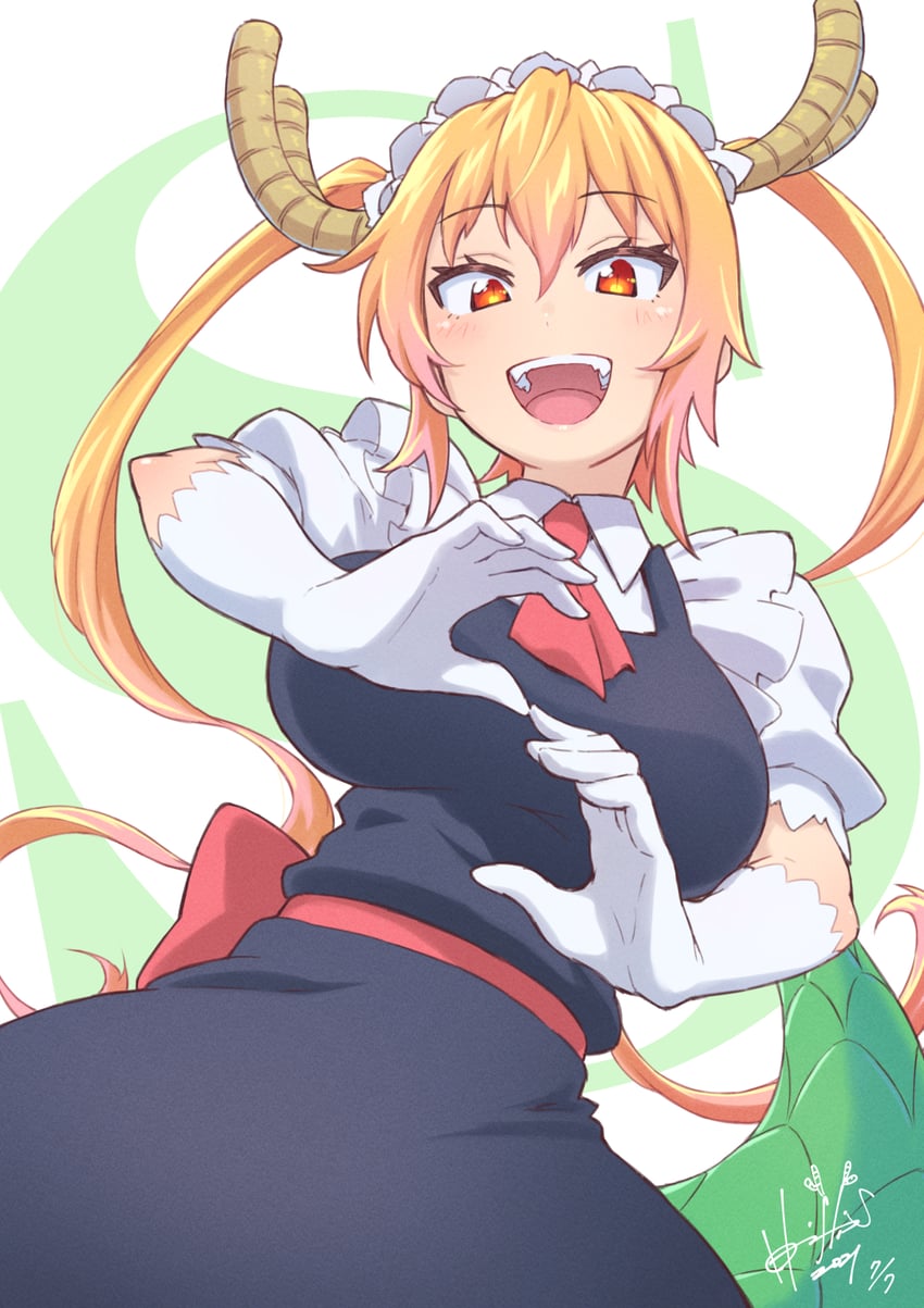 tohru (kobayashi-san chi no maidragon) drawn by hori_shin