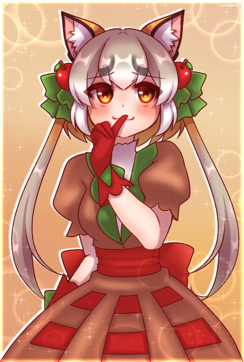 island fox (kemono friends and 1 more) drawn by hikarikmy