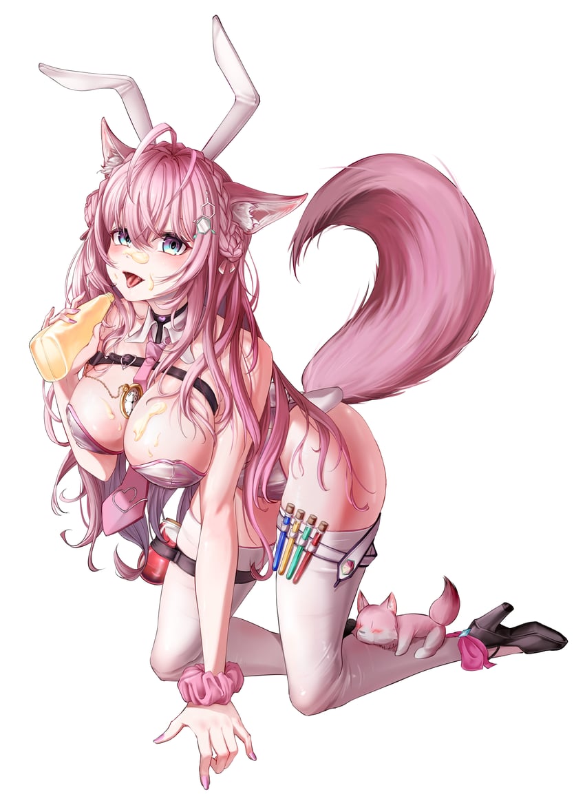 hakui koyori and kokoro (hololive) drawn by que1538
