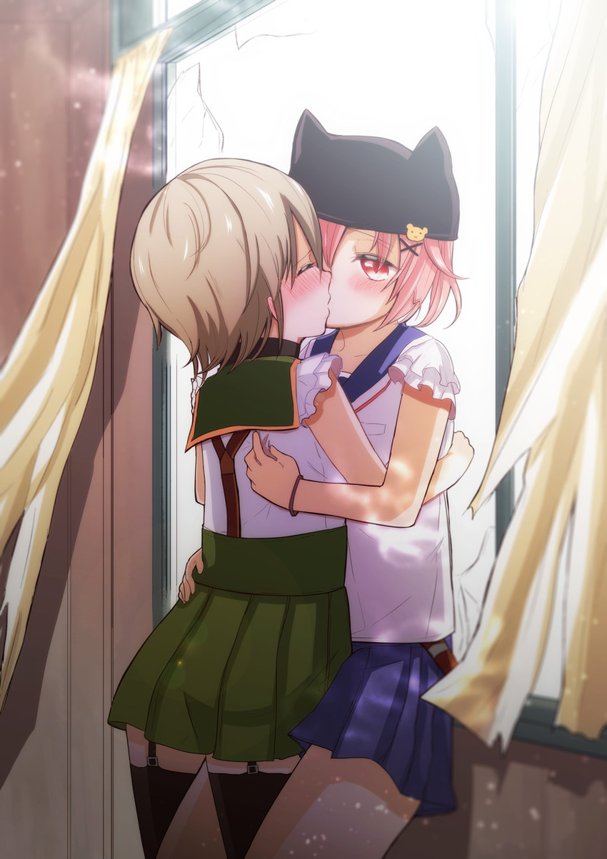 takeya yuki and naoki miki (gakkou gurashi!) drawn by moetarou_(taroura_moe)