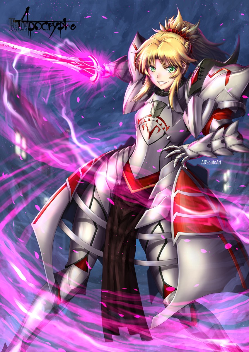 mordred (fate and 1 more) drawn by adsouto