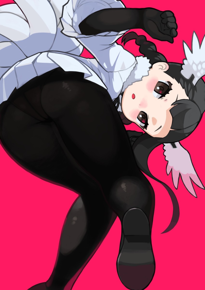 black-headed ibis (kemono friends and 1 more) drawn by rinx