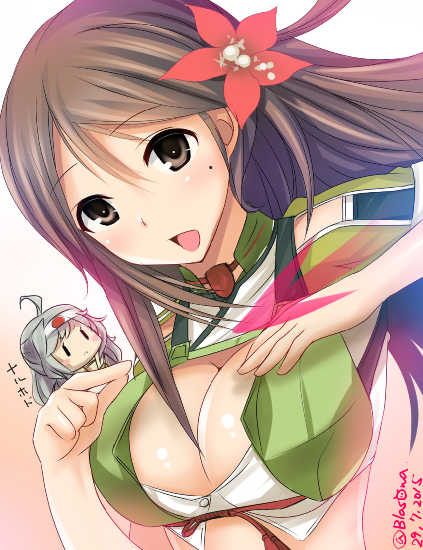 fairy, amagi, amagi kai, and ryuusei (kantai collection) drawn by brasowa