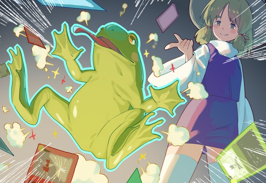 moriya suwako (touhou and 1 more) drawn by tuck_(tuck23978434)