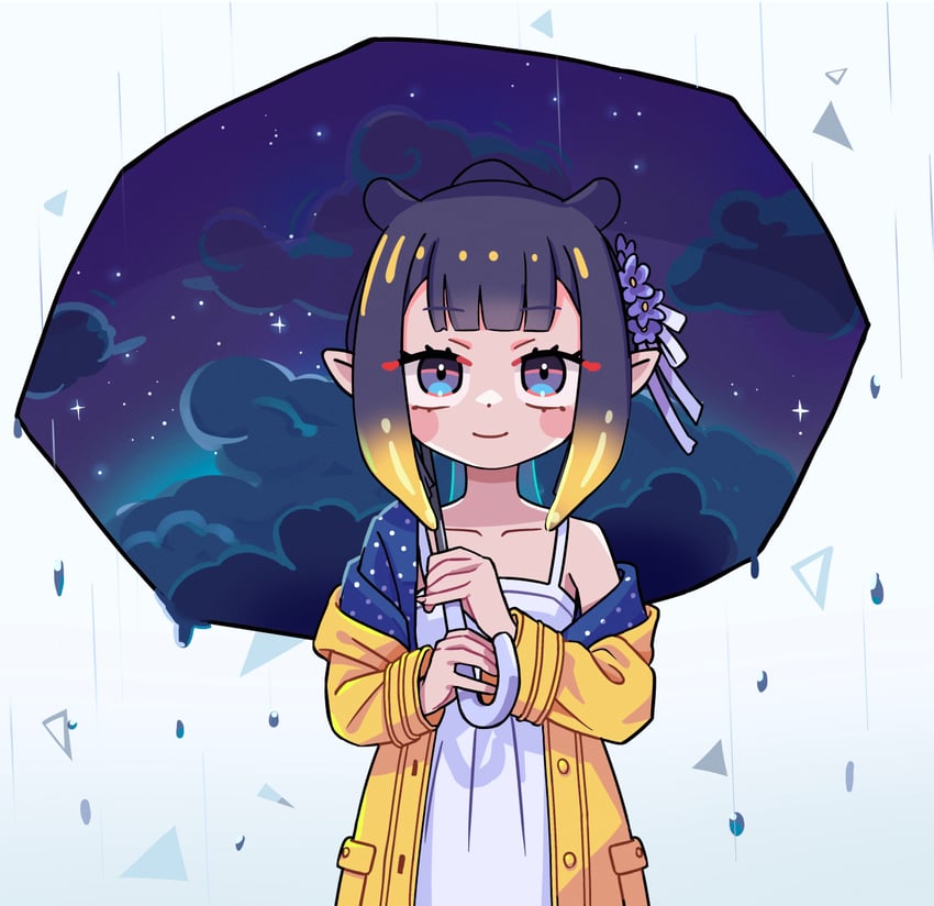 ninomae ina'nis (hololive and 2 more) drawn by uzumaki_osushi