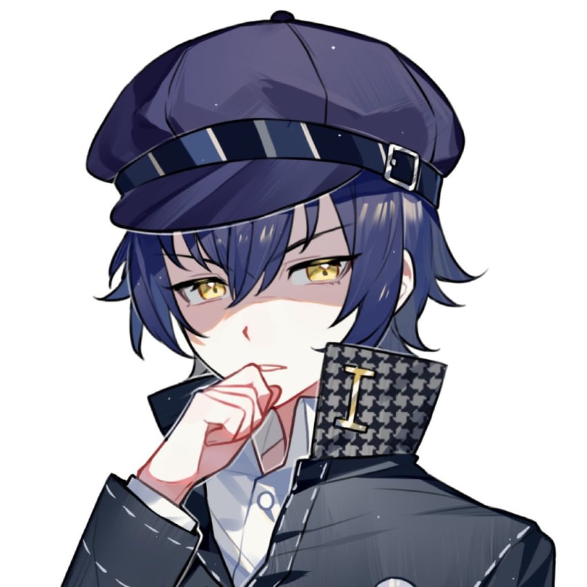 shirogane naoto and shadow naoto (persona and 1 more) drawn by naohaji