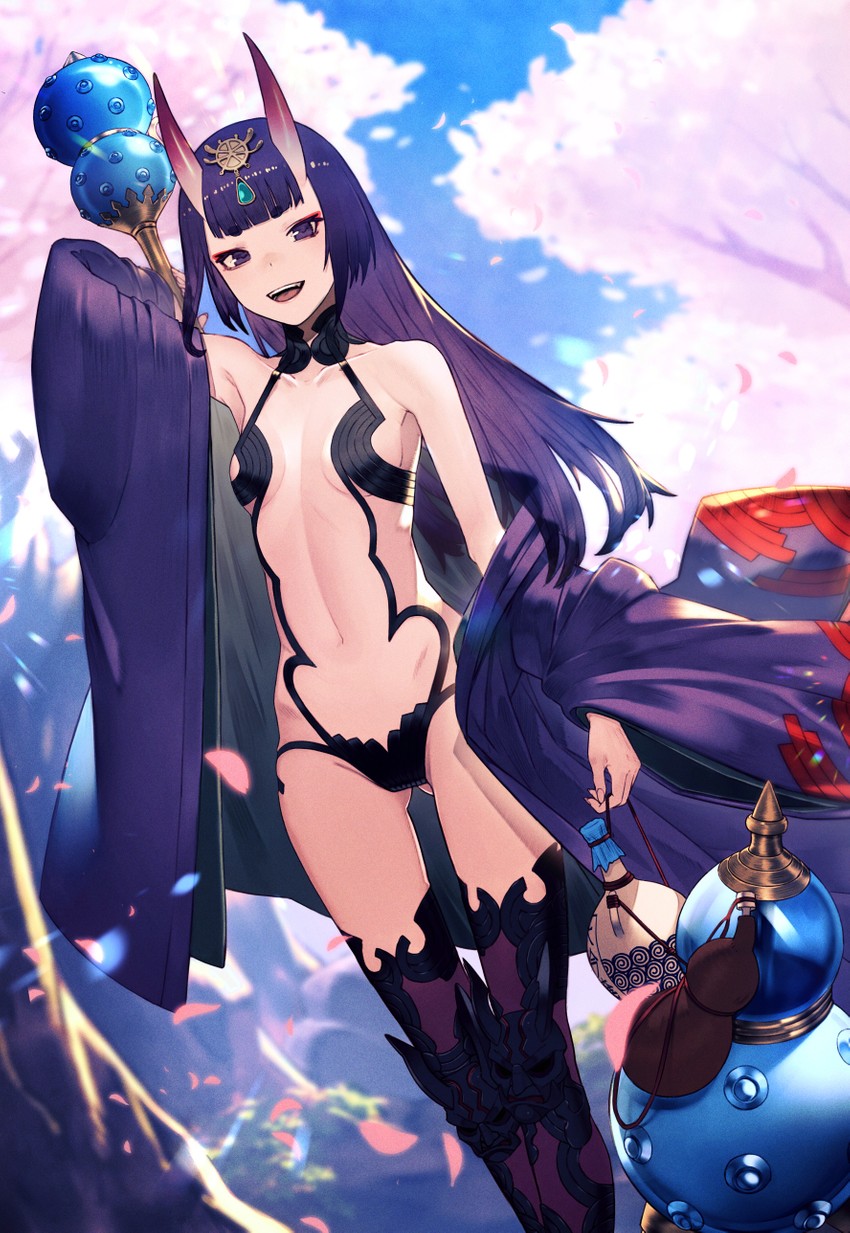 shuten douji (fate and 1 more) drawn by relayrl
