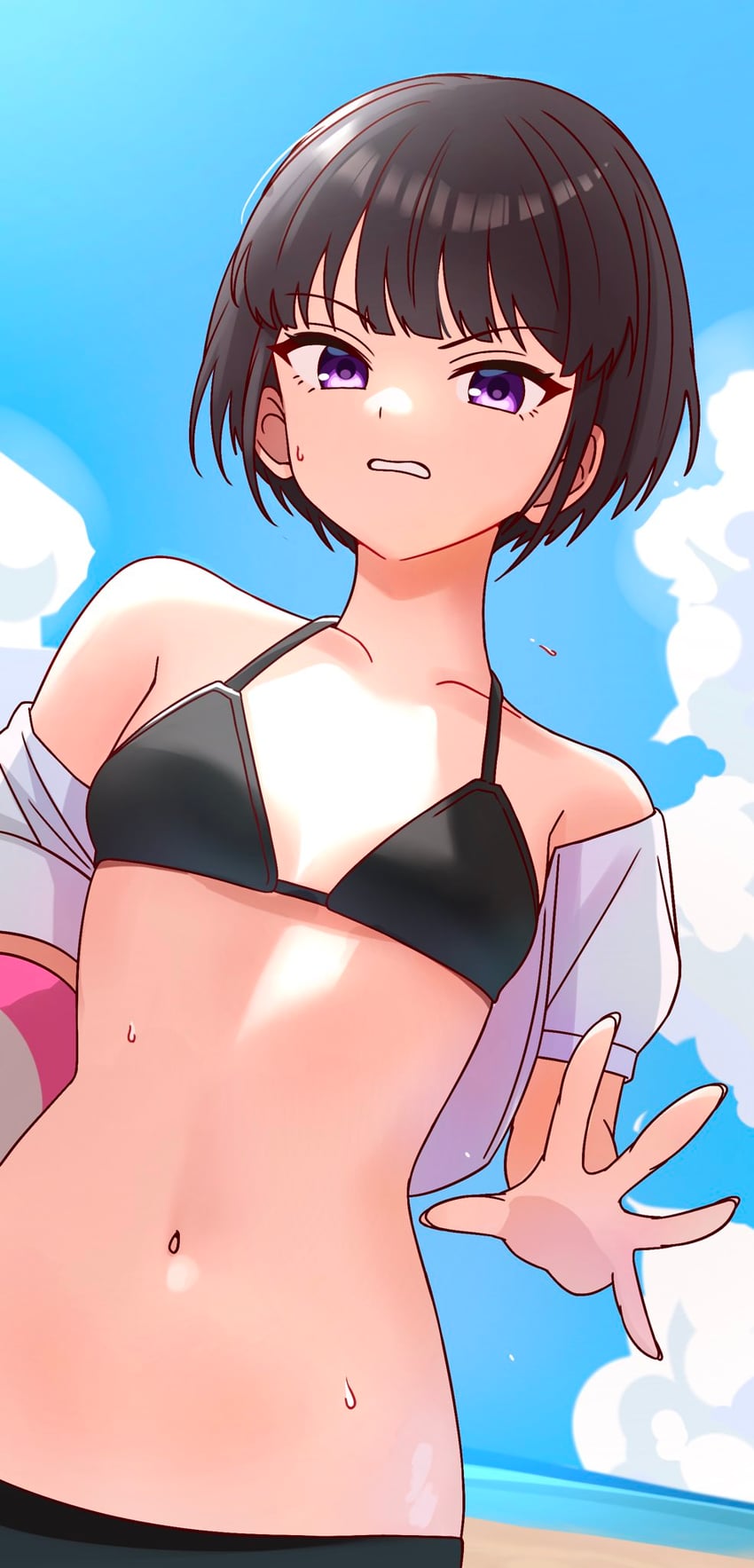 shirayuki chiyo (idolmaster and 1 more) drawn by niban_(puka_0507)