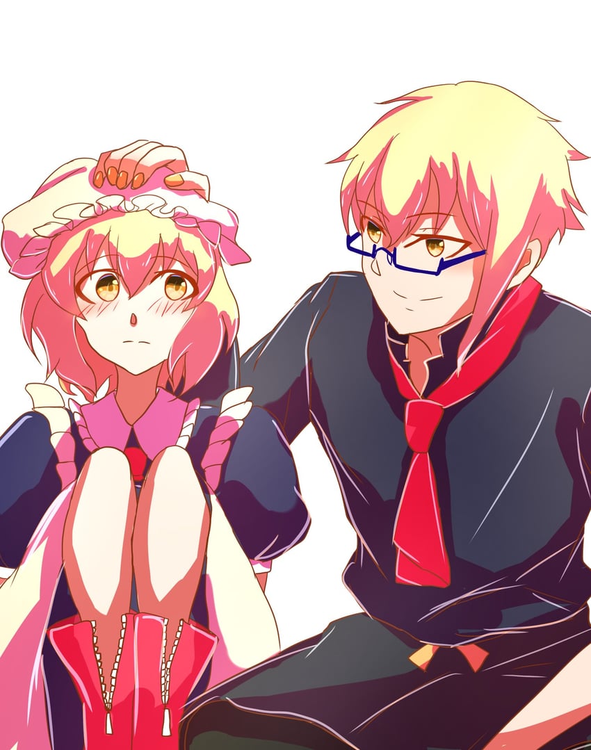cleaning maid (touhou and 1 more) drawn by rokki_hero