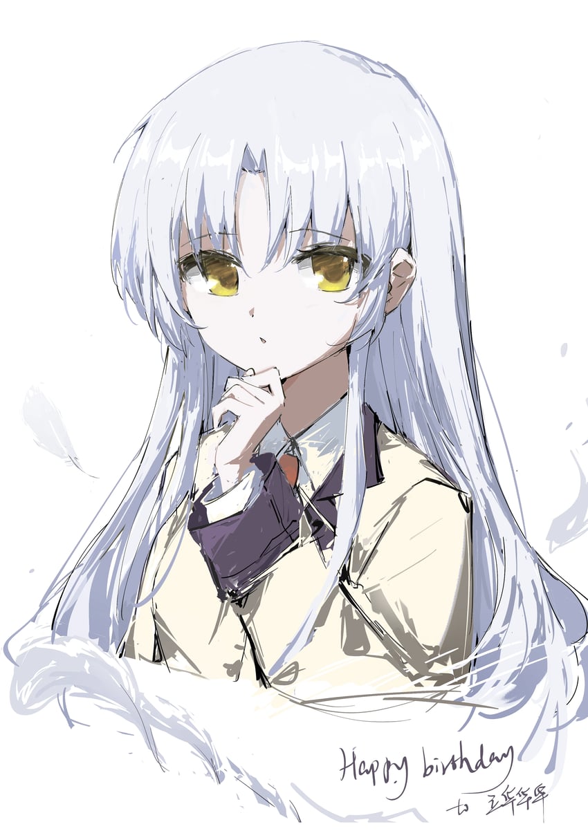 tachibana kanade (angel beats!) drawn by laoshi_wo_hao_e