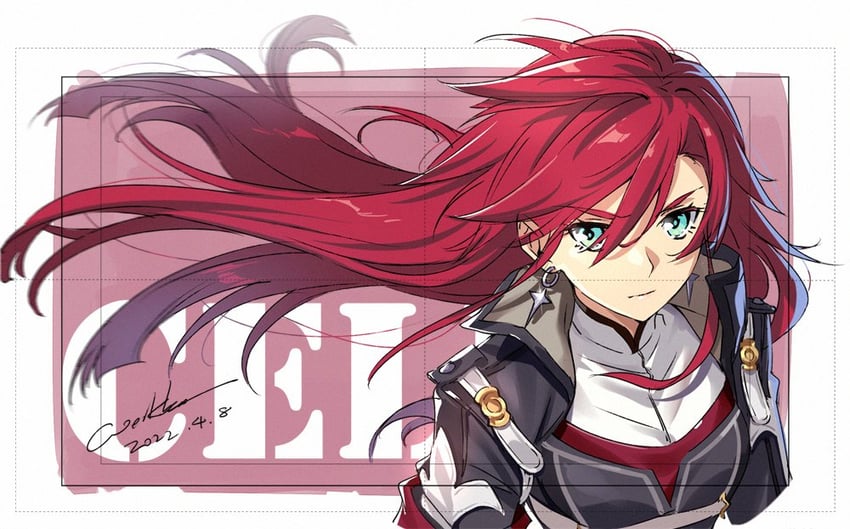 celis ortesia (eiyuu densetsu and 2 more) drawn by werkbau
