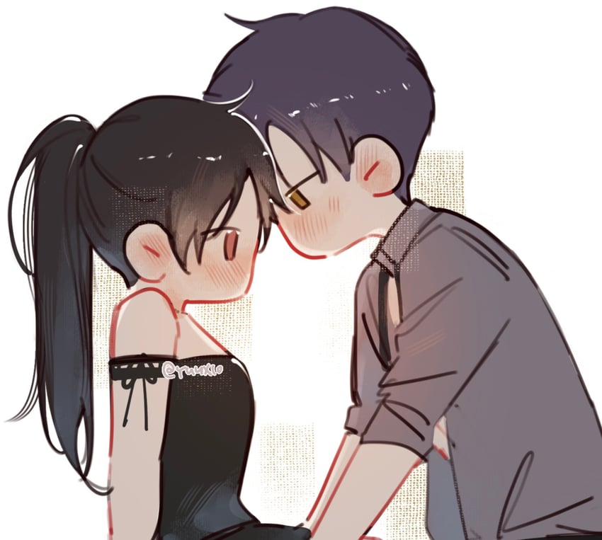 protagonist and zayne (love and deepspace) drawn by yuu_xio