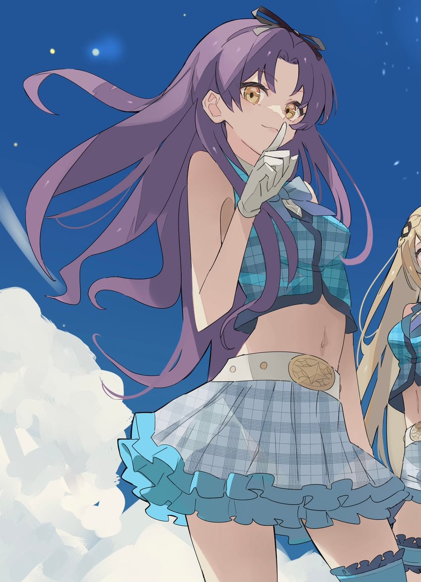 renne and elaine auclair (eiyuu densetsu and 3 more) drawn by george_man
