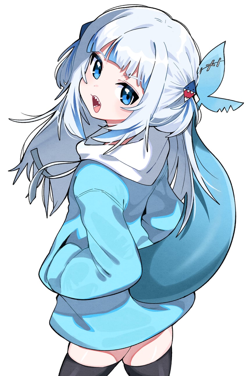 gawr gura (hololive and 1 more) drawn by tosyeo