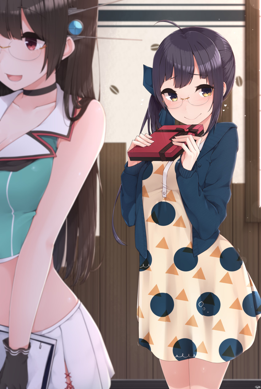choukai, choukai kai ni, and fujinami (kantai collection) drawn by yukichi_(sukiyaki39)