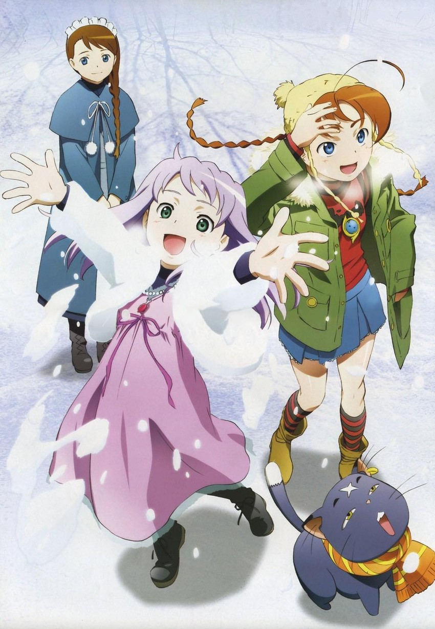 arika yumemiya, mashiro blan de windbloom, mikoto, and aoi senoh (my-otome) drawn by tanaka_masayoshi