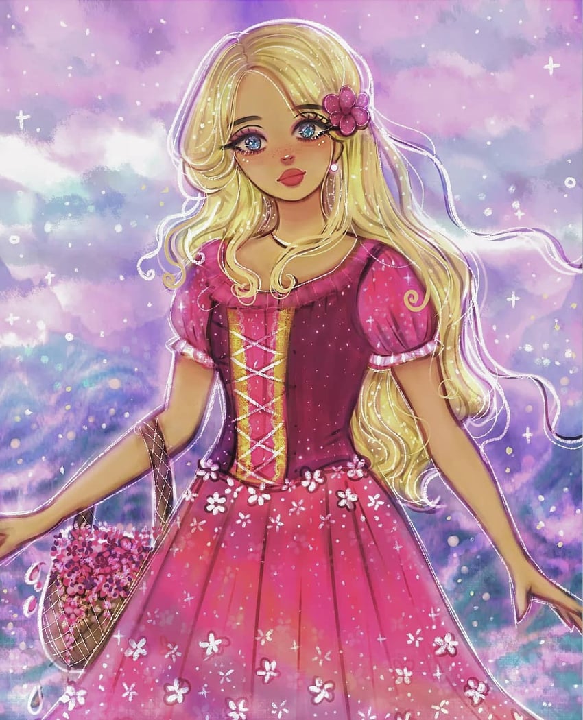 barbie and liana (barbie and 1 more) drawn by kioler