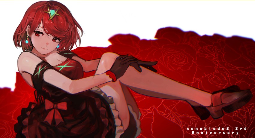 pyra (xenoblade chronicles and 1 more) drawn by tarbo_(exxxpiation)
