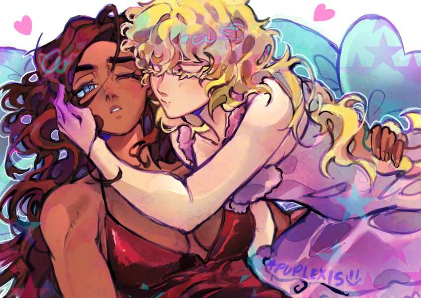 luka and hyuna (alien stage) drawn by kaisagerr