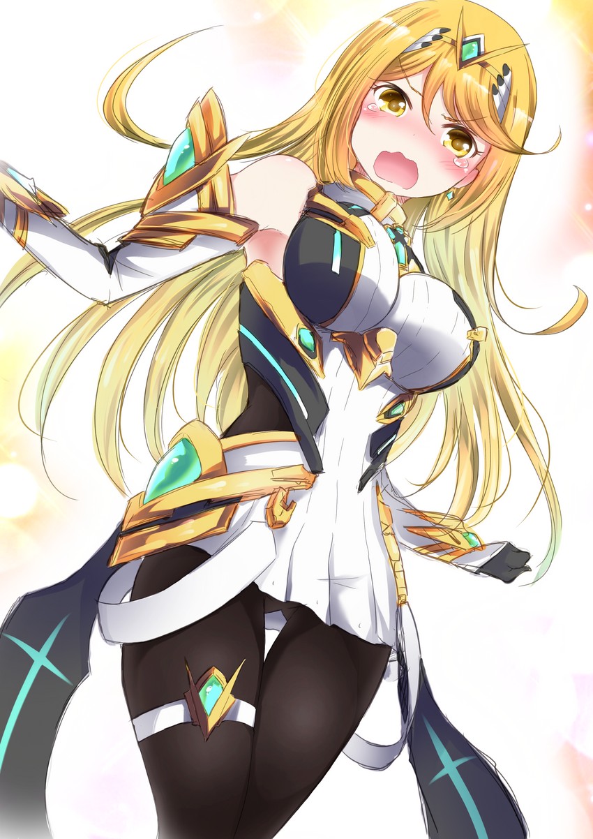 mythra (xenoblade chronicles and 2 more) drawn by zero-theme