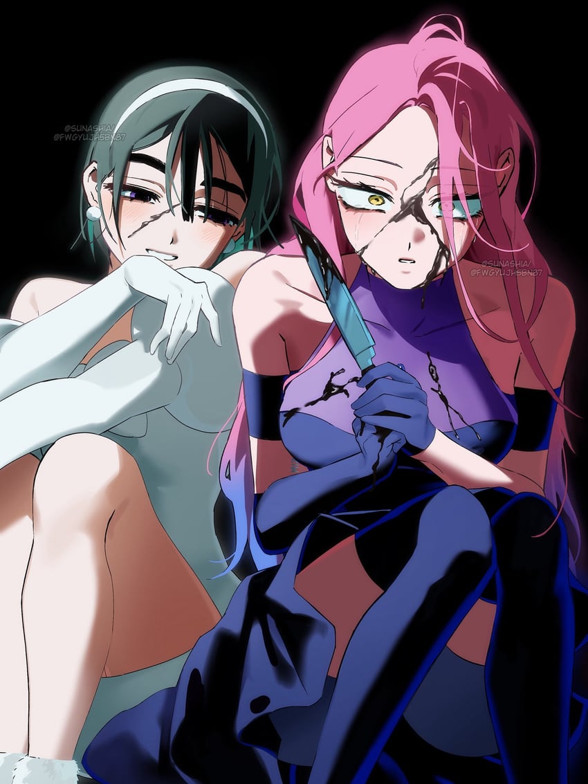 sua and mizi (alien stage) drawn by sunashia