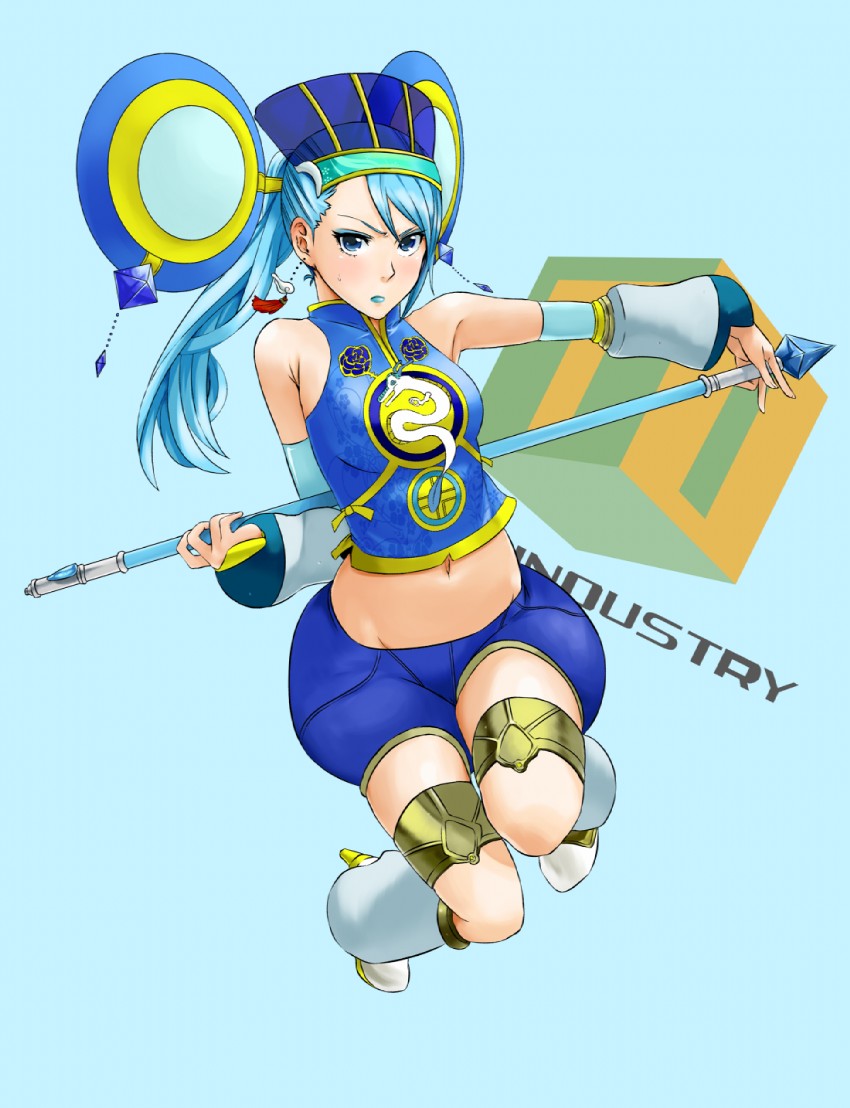 karina lyle, blue rose, and dragon kid (tiger & bunny) drawn by nagashii_kouhei