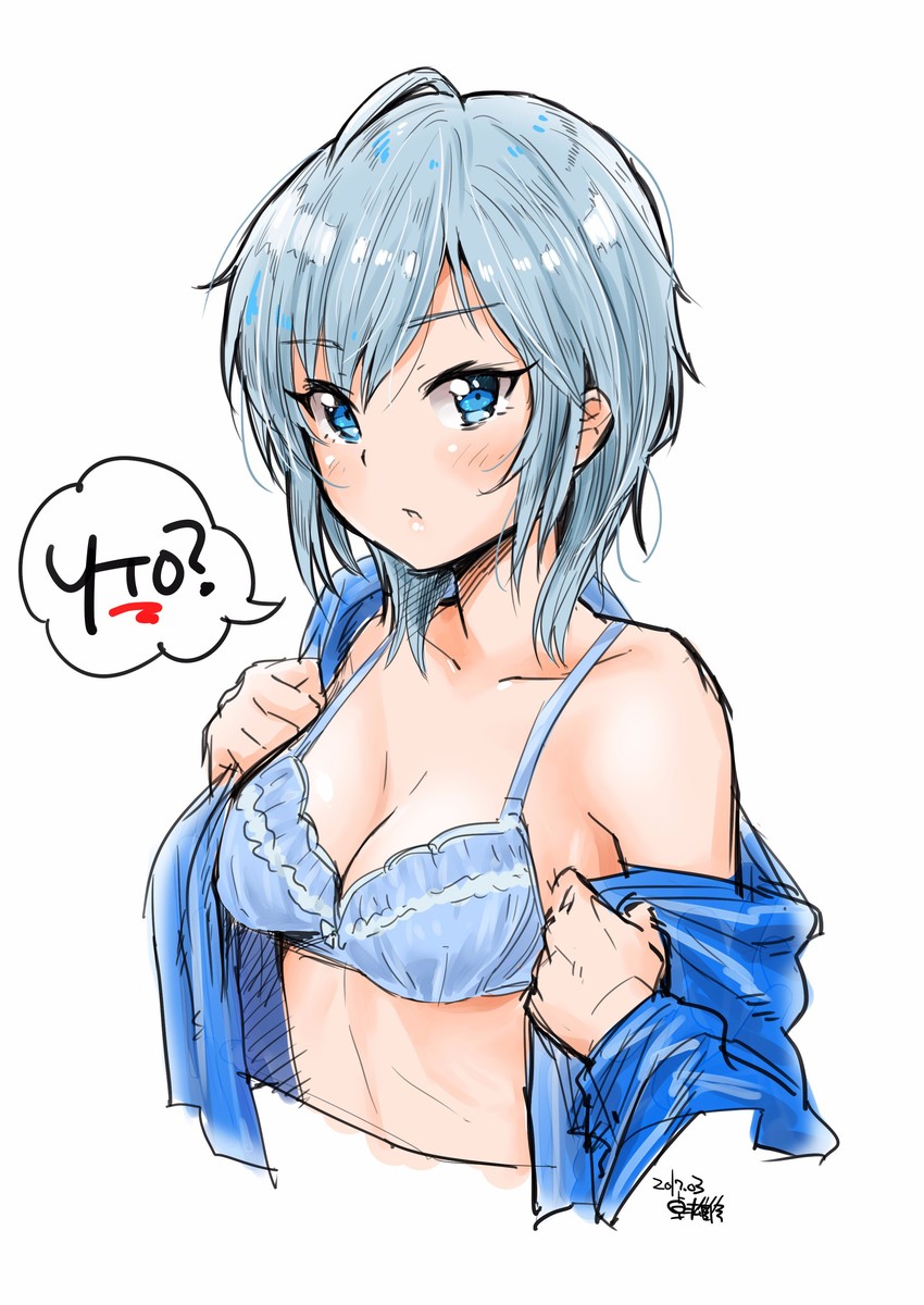 anastasia (idolmaster and 1 more) drawn by takuji_yuusaku
