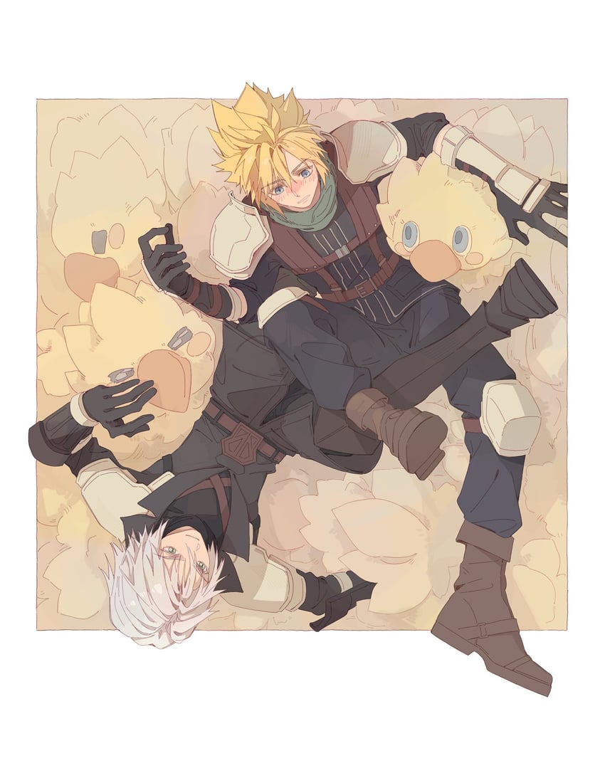 cloud strife and sephiroth (final fantasy and 2 more) drawn by mgt_85363