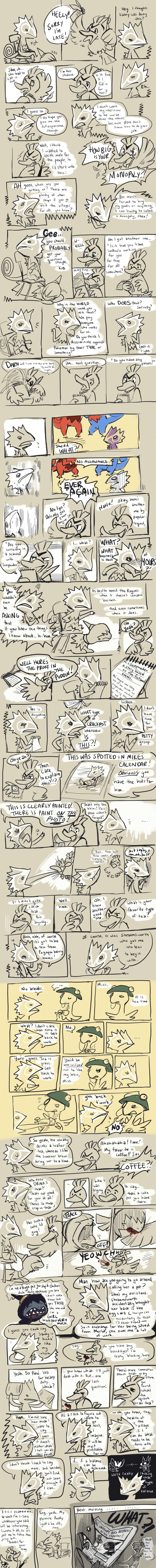 farfetch'd, breloom, kecleon, deino, pk, and 2 more (pokemon and 1 more) drawn by glitchedpuppet