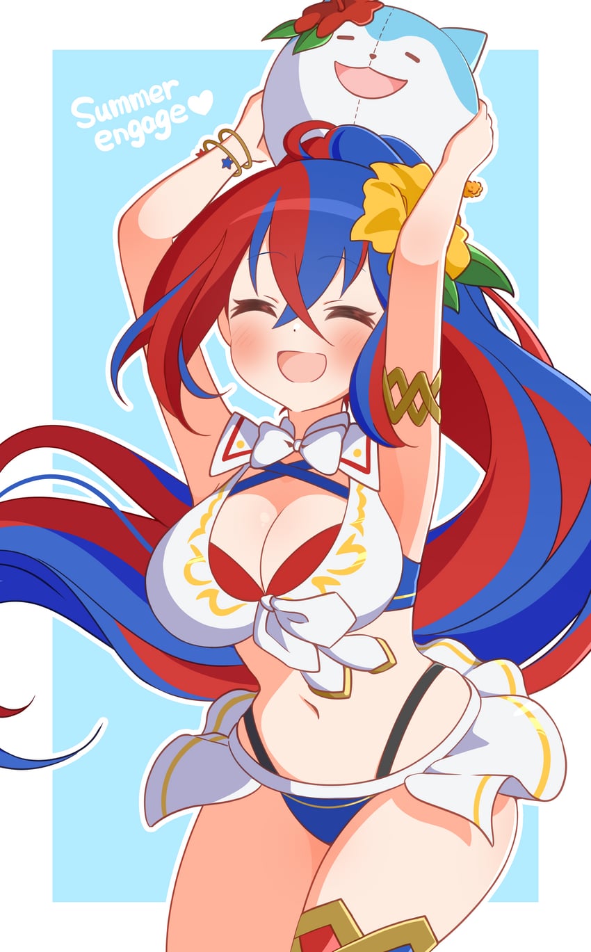 female alear and sommie (fire emblem and 2 more) drawn by ikonaska
