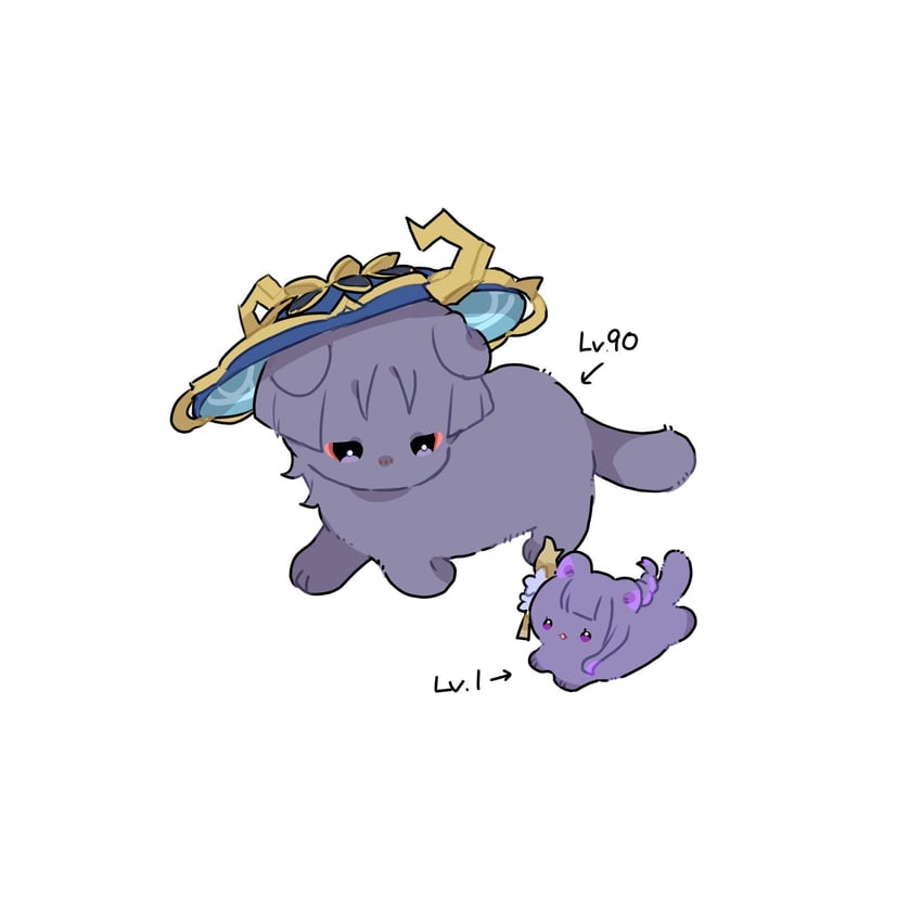 raiden shogun, wanderer, and scaramouche (genshin impact) drawn by nasuka_gee