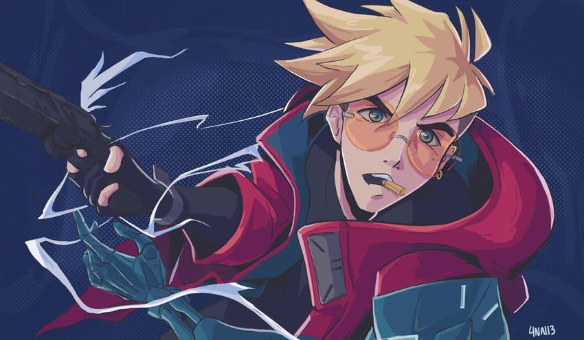 vash the stampede (trigun and 1 more) drawn by 4na113